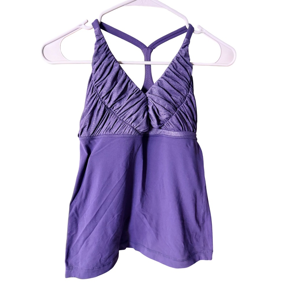 Lululemon No Limit Tank Top Purple Yoga Size 8